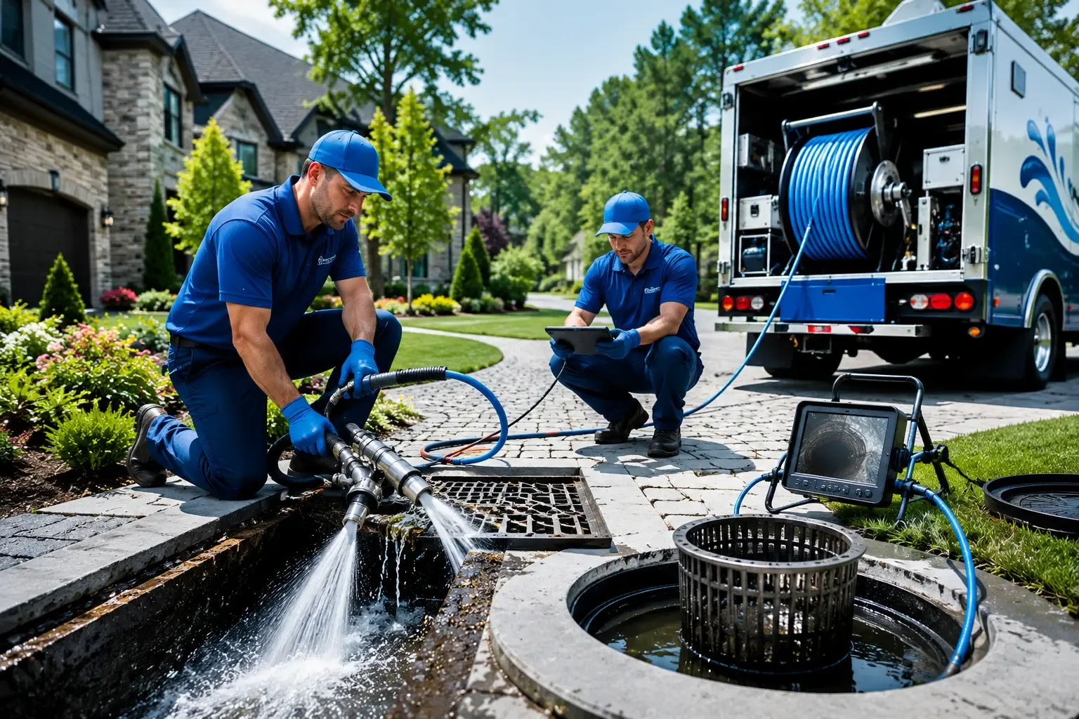 Local outdoor drain cleaning professionals in Le Roy, WV