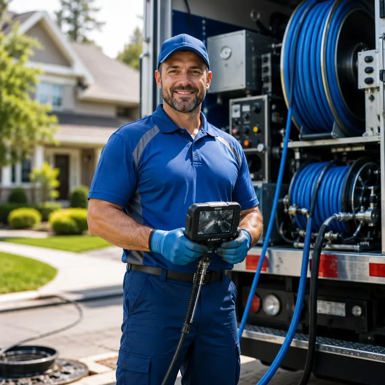 Local outdoor drain cleaning specialists in Le Roy, WV